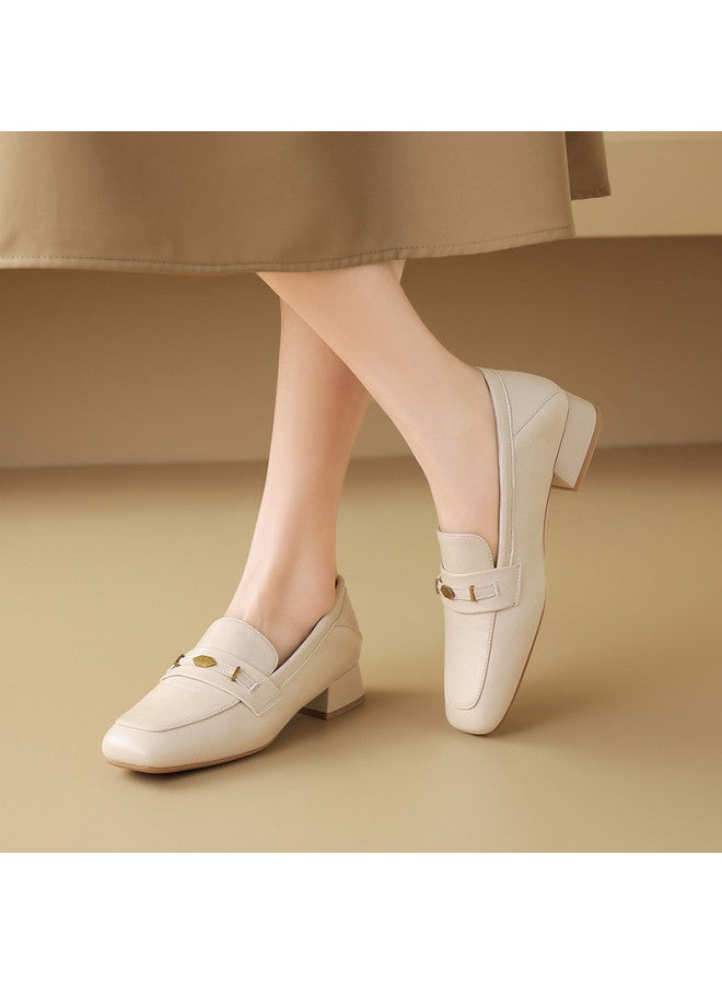 ZHR Decorative Buckle】soft Upper And Sole Commuter Flats, Comfortable Mom Flats, Summer Women's Loafers, Women's Flats - Image 3