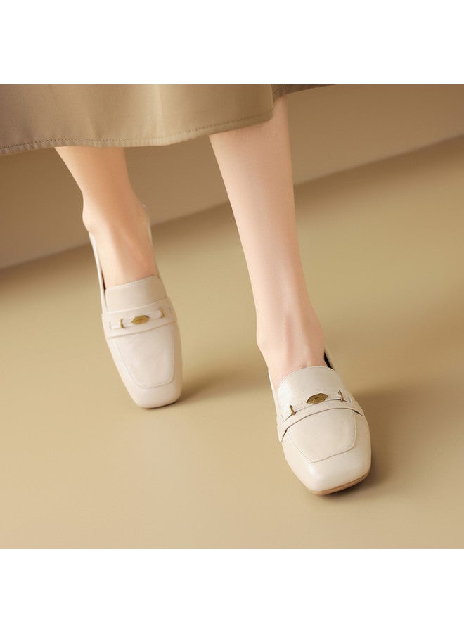 ZHR Decorative Buckle】soft Upper And Sole Commuter Flats, Comfortable Mom Flats, Summer Women's Loafers, Women's Flats - Image 4