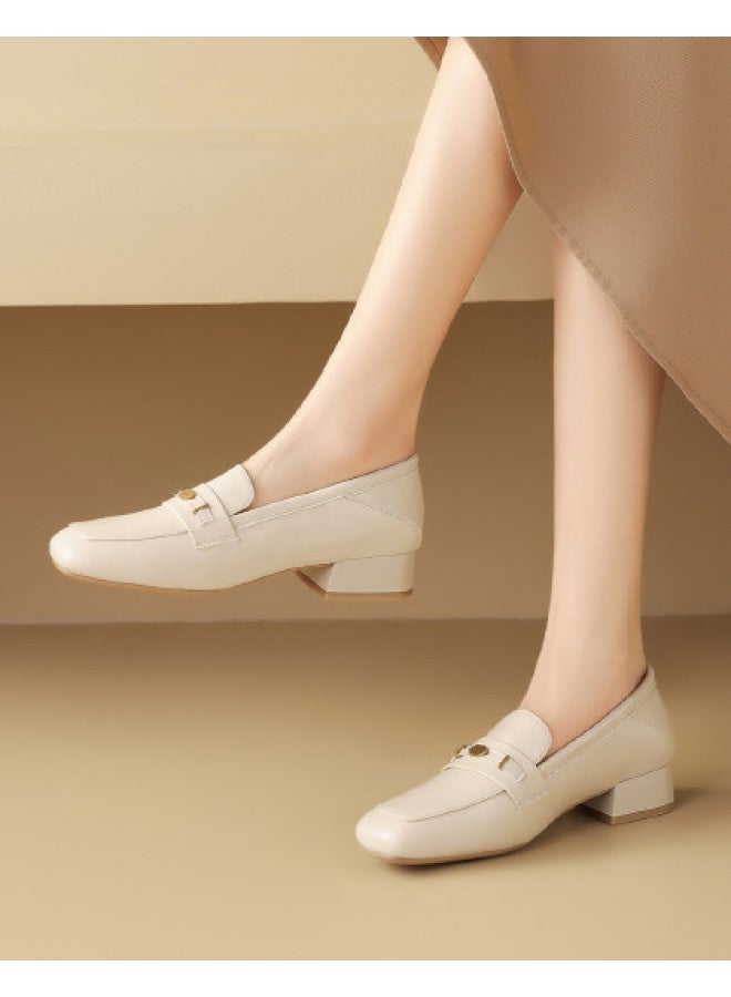 ZHR Decorative Buckle】soft Upper And Sole Commuter Flats, Comfortable Mom Flats, Summer Women's Loafers, Women's Flats - Image 1