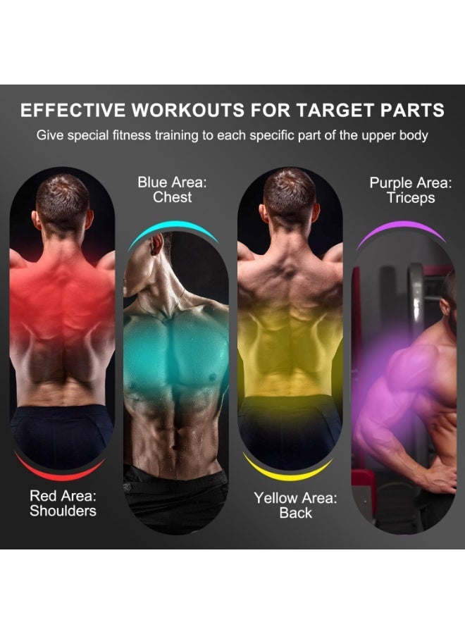 Soofam 12 in-1 Push Up Board,Press Up Board for Home Gym, Foldable Pushup Board Portable Strength Training Equipment, Multi-function Fitness Workout - Image 3