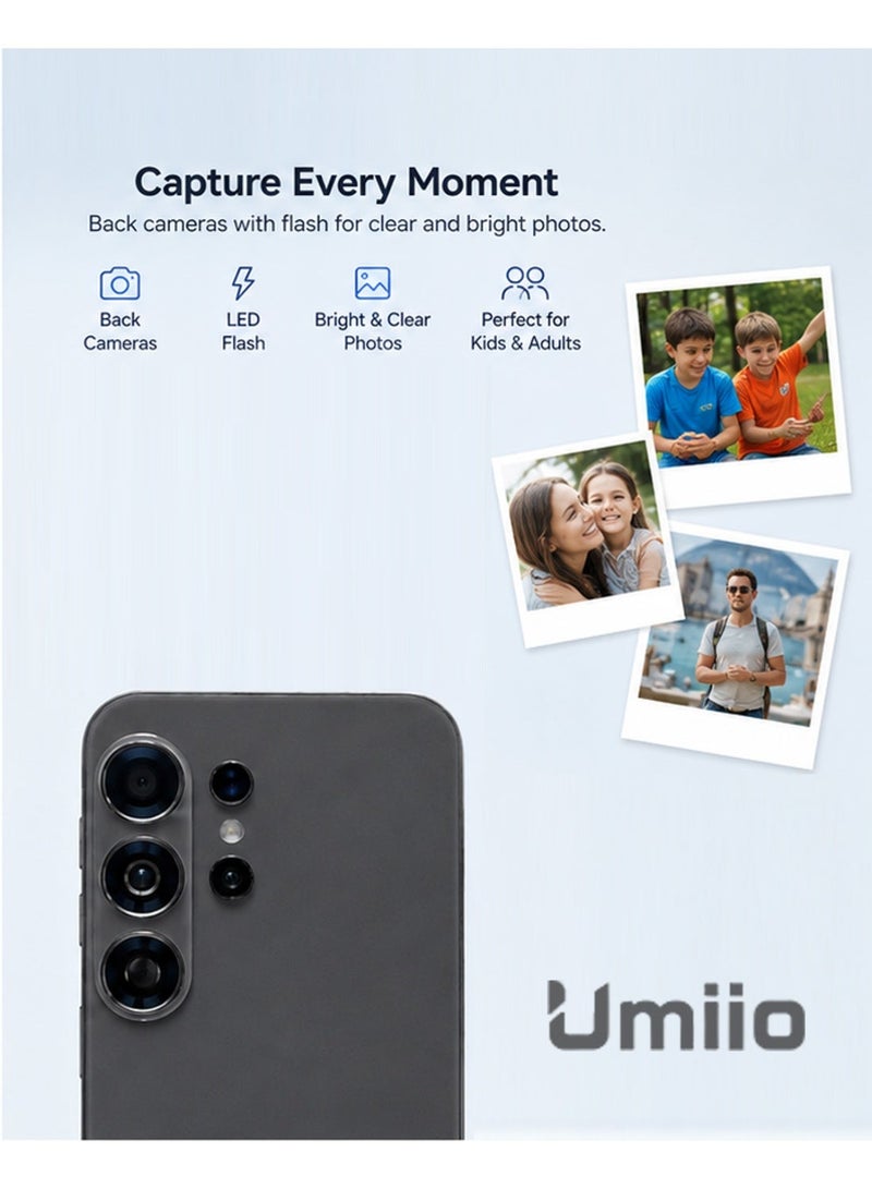 Umiio Mini Smartphone 5.6 Inch Incell Display Dual SIM S26 Ultra Android Cell Phone Triple Camera, Compact Small Size Android Mobile Phone For Kids & Adults - Image 5
