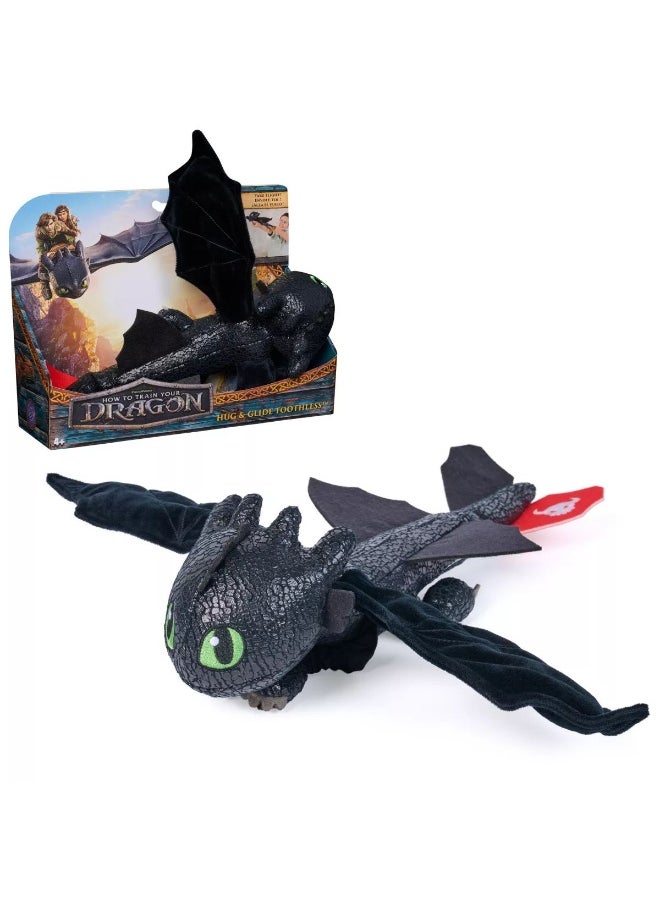 How to Train Your Dragon How to Train Your Dragon Hug & Glide Toothless Plush Toy (30.48 cm)  - Image 1