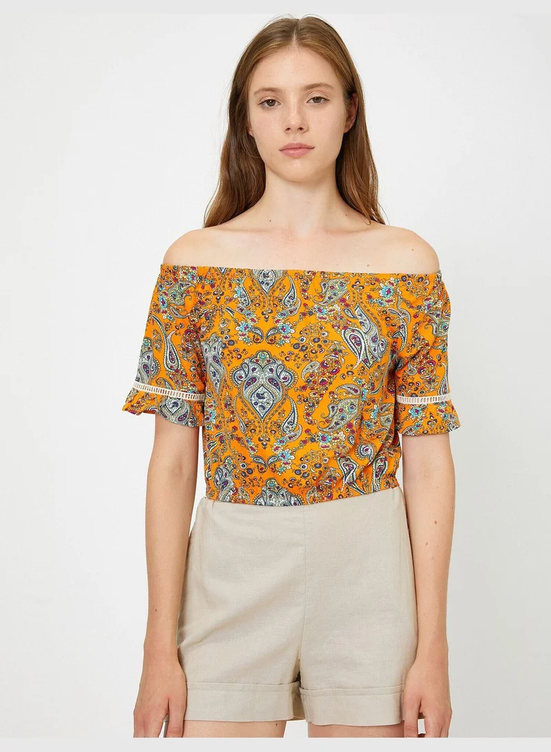 KOTON Patterned T-Shirt