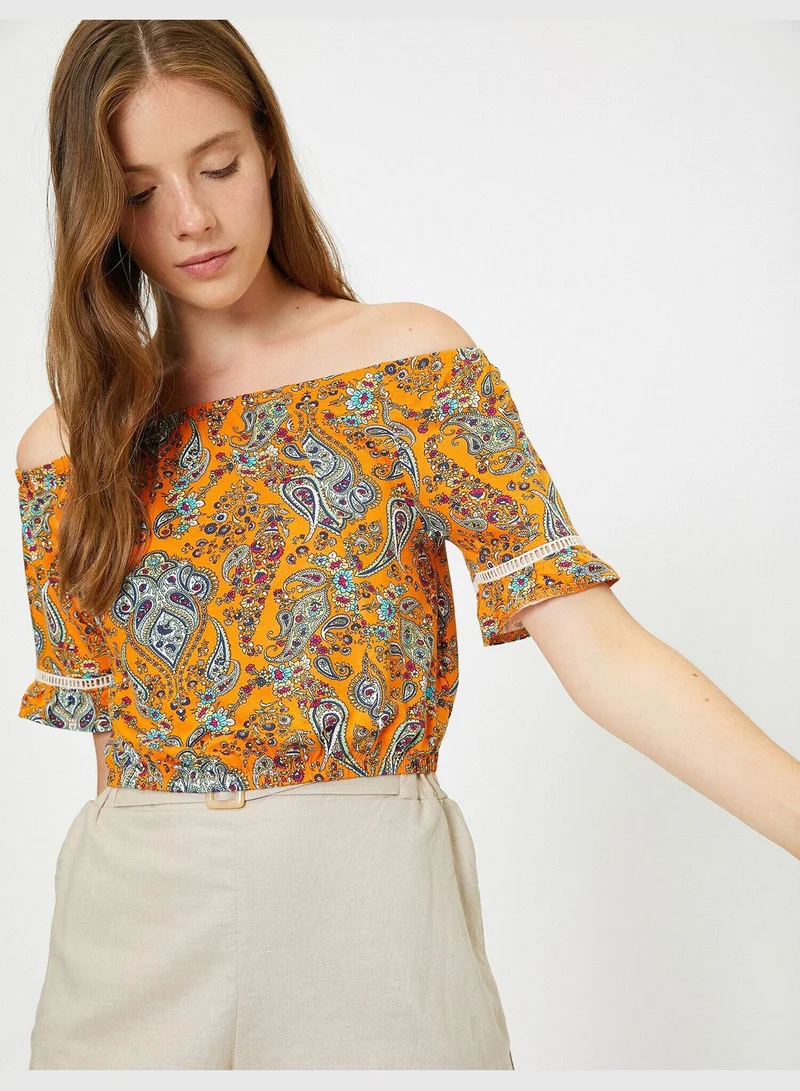 KOTON Patterned T-Shirt