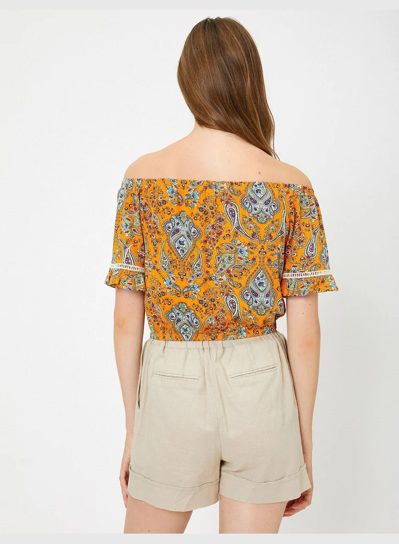 KOTON Patterned T-Shirt