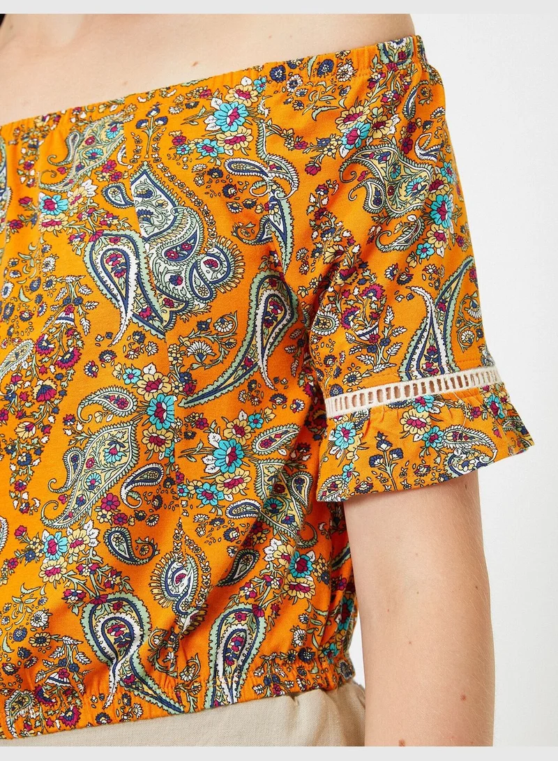 KOTON Patterned T-Shirt