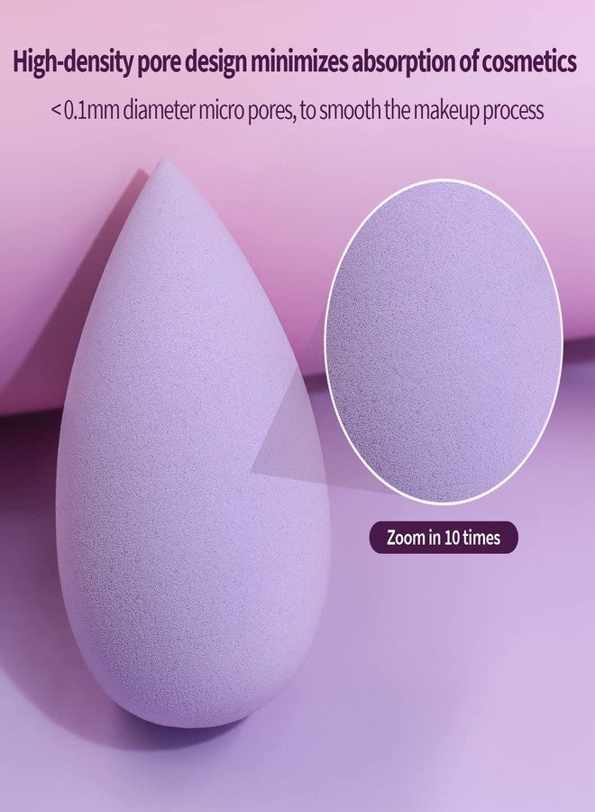BEAKEY 5 Pcs Makeup Sponge Set, Latex-Free Makeup Sponges for Foundation, Multi-colored Boun Boun Sponges, Flawless for Liquid, Cream, and Powder - Image 5