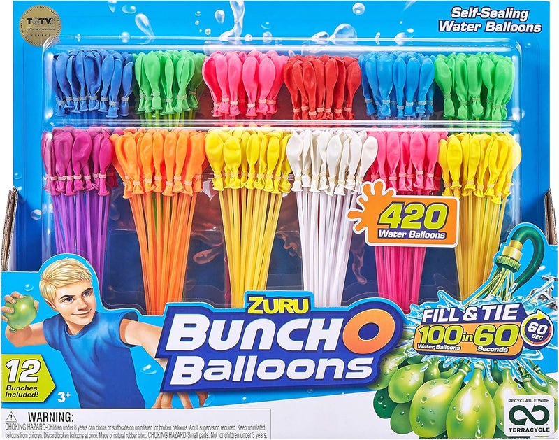 Bunch O Balloons Water Balloons - Bunch of Balloons Rapid Refill 12 Pack (420 Balloons) - Image 1