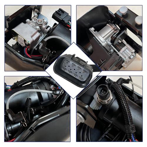 KEIYSHOLCK Air Suspension Compressor Pump Compatible with 2015-2020 Cadillac Escalade ESV Chevy Suburban Tahoe GMC Yukon XL, OEM Number Replace 23316154, 23282712, 22797525, 23232591 - Image 2