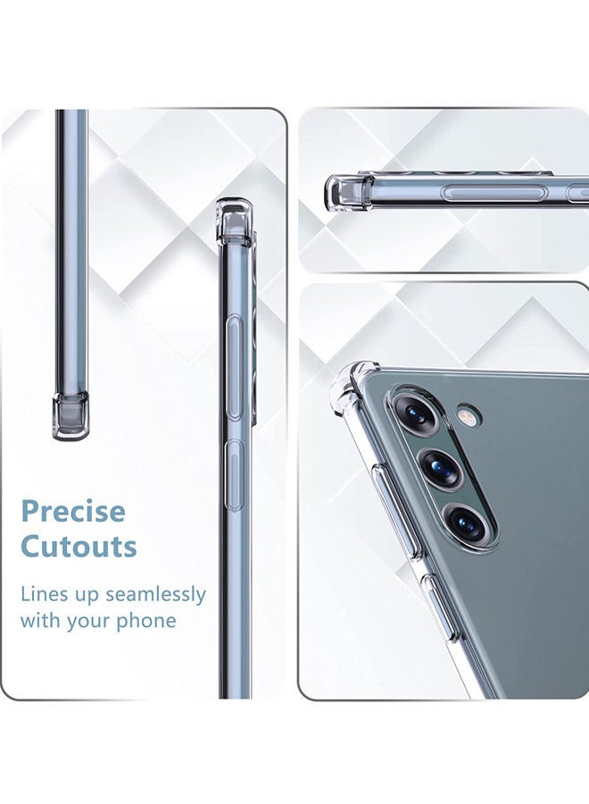 Rock Pow TPU Case Samsung Galaxy S23 Plus Case Clear Ultra Crystal Thin Transparent Protective Back Cover Soft Flexible Bumper Hybrid Silicone Case[Shock Absorption]  - Image 4