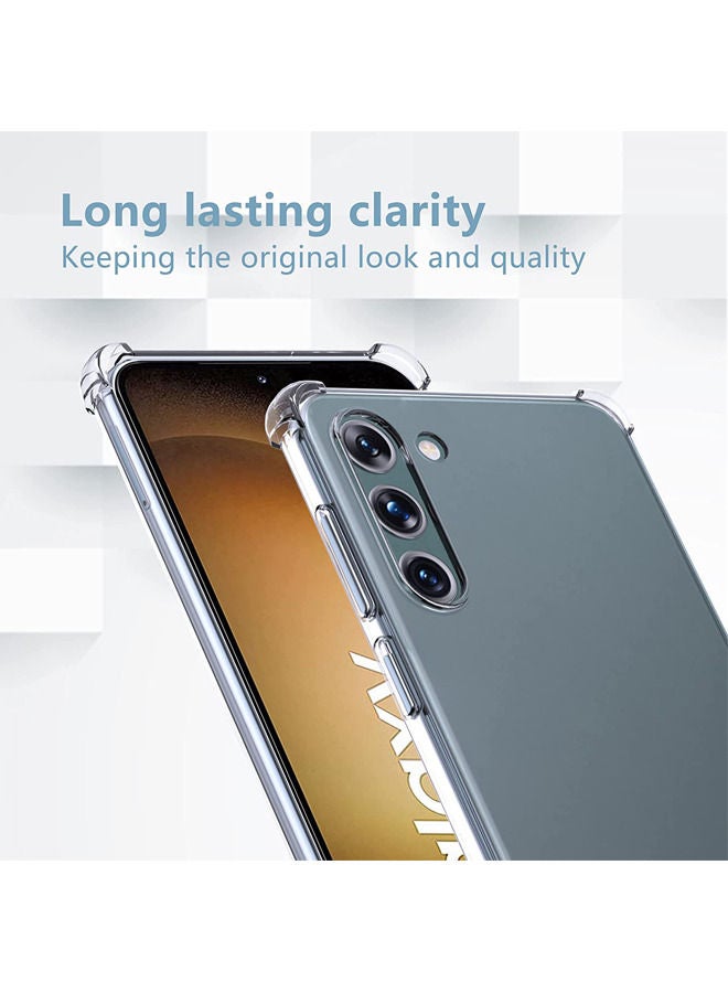 Rock Pow TPU Case Samsung Galaxy S23 Plus Case Clear Ultra Crystal Thin Transparent Protective Back Cover Soft Flexible Bumper Hybrid Silicone Case[Shock Absorption]  - Image 2