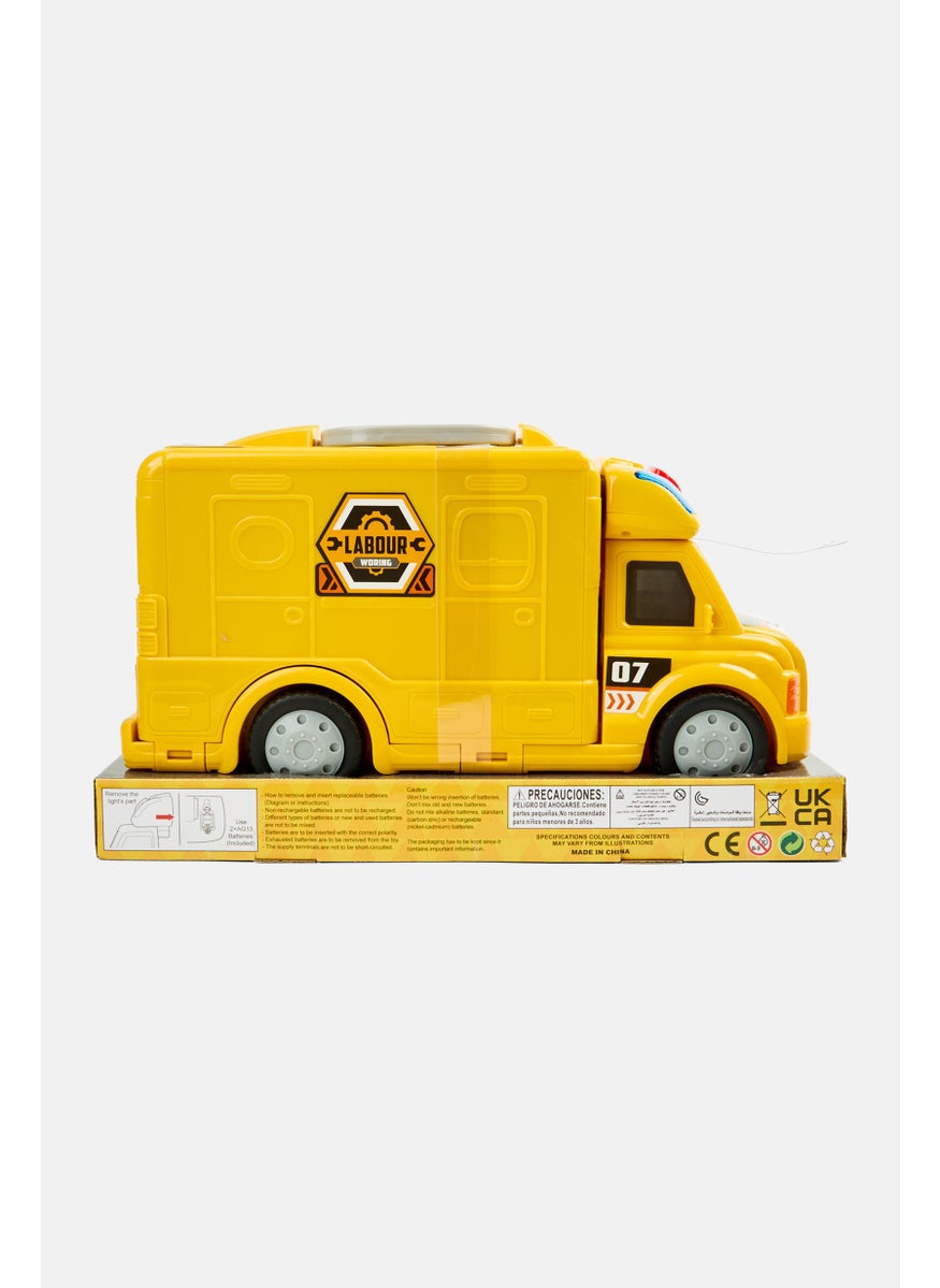 repair Labour Working Storage Push And Play, Yellow  - Image 2