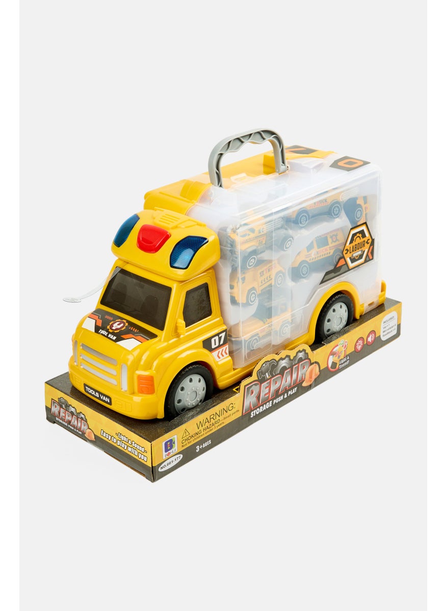 repair Labour Working Storage Push And Play, Yellow  - Image 3