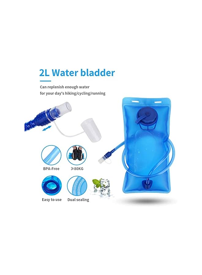 PROMASS Hydration Backpack,Insulated Hydration Pack Lightweight Water Backpack With 2L Bladder For Running,Cycling,Camping,Hiking - Image 3