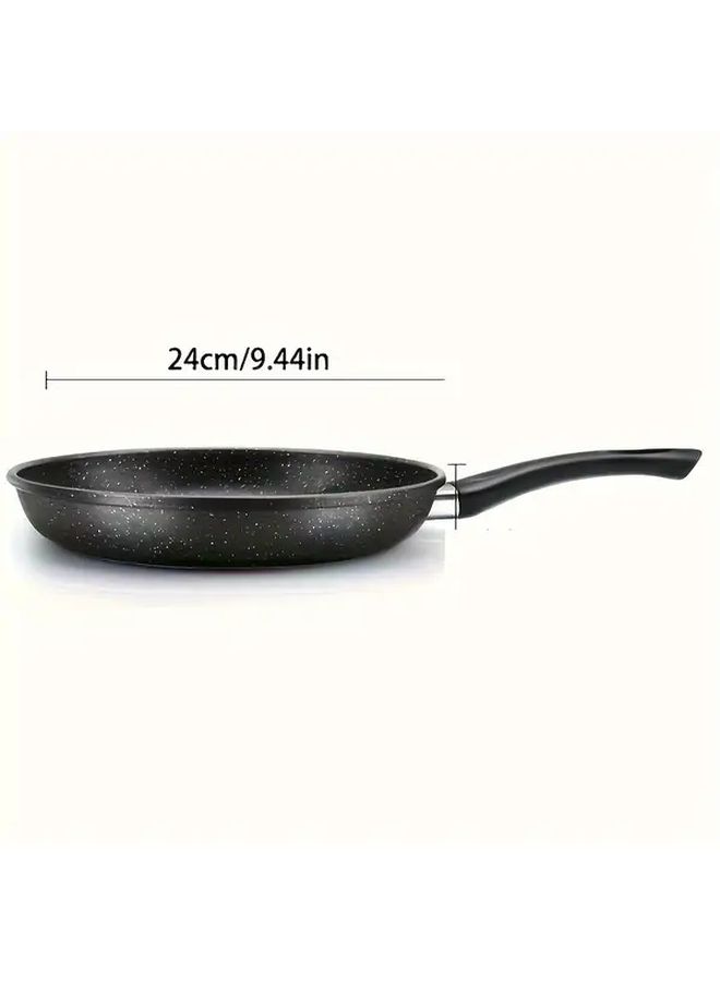Non Stick Marble Coated Cast Iron Skillet 11 02 Inch Induction Cooktop Safe - Image 3