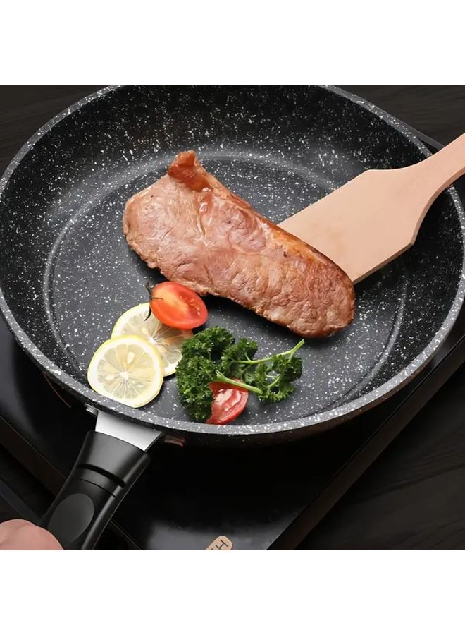Non Stick Marble Coated Cast Iron Skillet 11 02 Inch Induction Cooktop Safe - Image 5