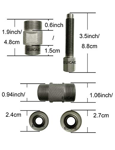 EUICAE Spanner Wrench Set - Adjustable Wrench Holder, Hub, Flywheel, Sprocket, Fan Clutch Removal Tool for Scooter & Motorcycle Accessories (Type A+B) - Image 3