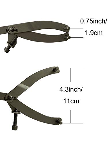 EUICAE Spanner Wrench Set - Adjustable Wrench Holder, Hub, Flywheel, Sprocket, Fan Clutch Removal Tool for Scooter & Motorcycle Accessories (Type A+B) - Image 5