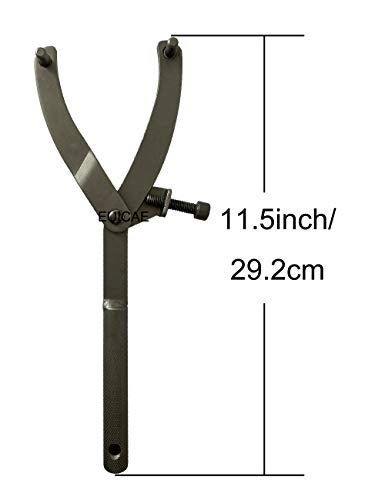EUICAE Spanner Wrench Set - Adjustable Wrench Holder, Hub, Flywheel, Sprocket, Fan Clutch Removal Tool for Scooter & Motorcycle Accessories (Type A+B) - Image 4
