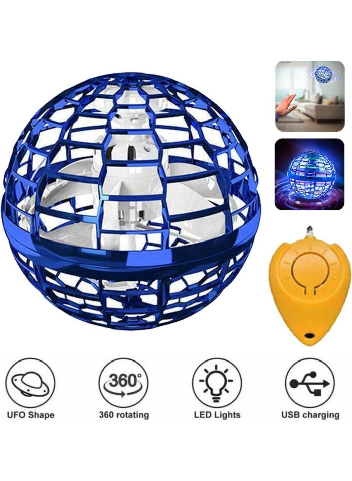Flying Orb Spinner Toy with LED Lights – 360° Rotating UFO Ball, USB Rechargeable - Image 2