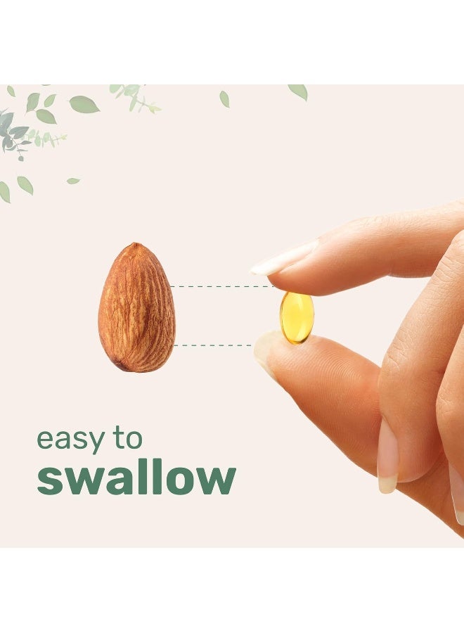 Micro Ingredients Vitamin d3+K2 5,000IU D3+100MCG K2-MK7 Made with Coconut oil 300 Softgels - Image 4