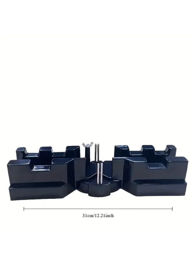 Portable 2 In 1 Miter Gauge And Cutting Tool Heavy Duty Woodworking Angle Template Black - Image 4