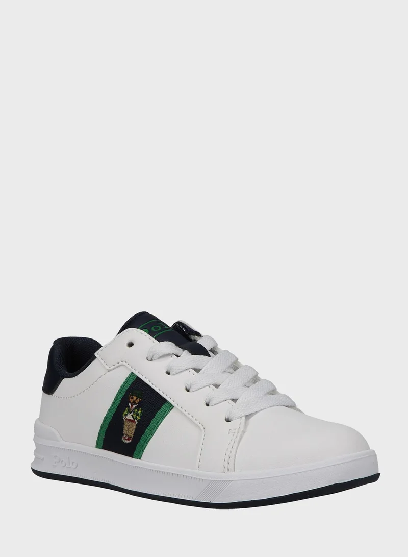 POLO RALPH LAUREN Infant Hertiage Court Ii Bear Lace Up Sneakers