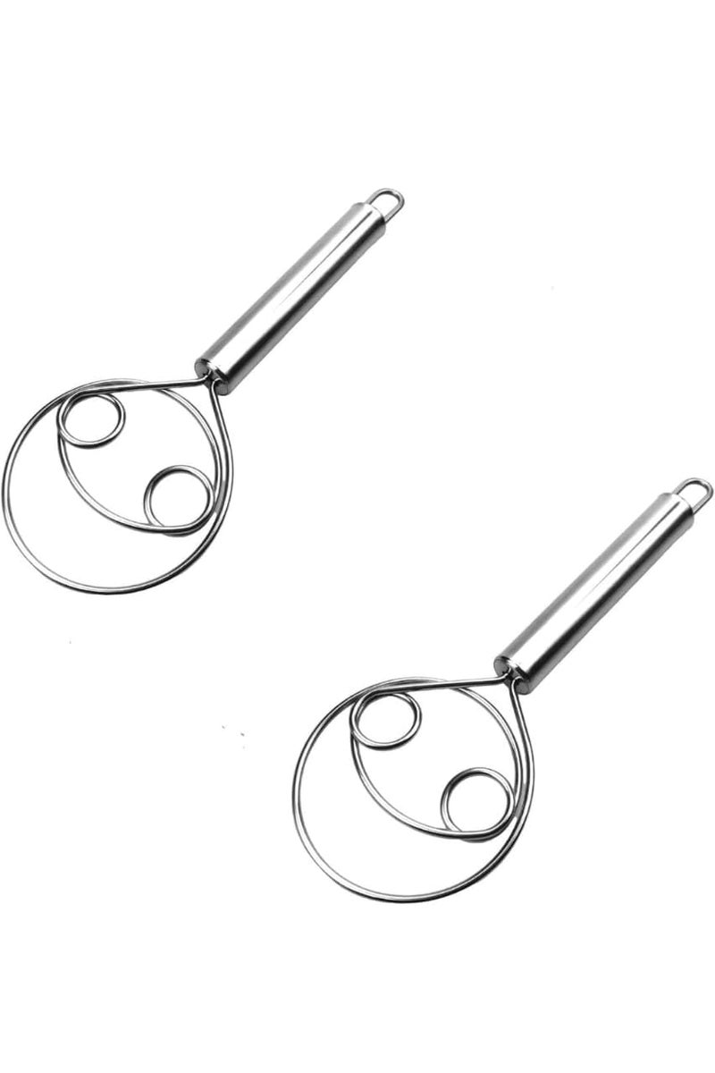 ZL SQUARE ZL SQUARE Stainless Steel Dough Mixer Multifunctional Baking Tool with Hanging Hole TimeSaving Mixing Stick Egg Beater for Home Kitchen 2 - Image 1