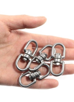 Y&D Hanging Basket Spinner Swivel Hooks Rotating Hook Dog Lead, Flower Pot, Spinning Dual Clip for Wind Spinners Garden Bird Feeder  - Image 2