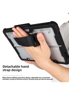 Generic For Microsoft Surface Pro11 Protective Case Pro10/9/8 Anti-fall Bracket All-inclusive Three-proof Protective Case-Colour:Black + Shoulder Strap-Applicable Model:Microsoft Surface Pro8  - Image 5