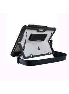 Generic For Microsoft Surface Pro11 Protective Case Pro10/9/8 Anti-fall Bracket All-inclusive Three-proof Protective Case-Colour:Black + Shoulder Strap-Applicable Model:Microsoft Surface Pro8  - Image 1