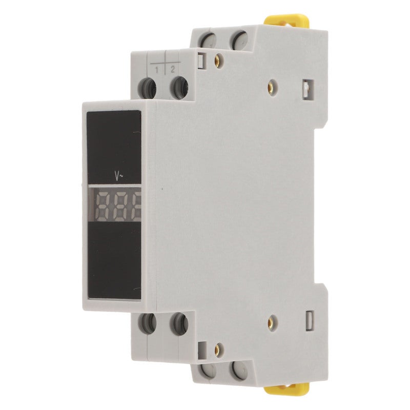 مقياس الفولت الرقمي AC 80V-500V مقياس الجهد أحادي الطور - دقة عالية شاشة عرض واضحة مع غلاف ABS للكهربائيين - Image 5