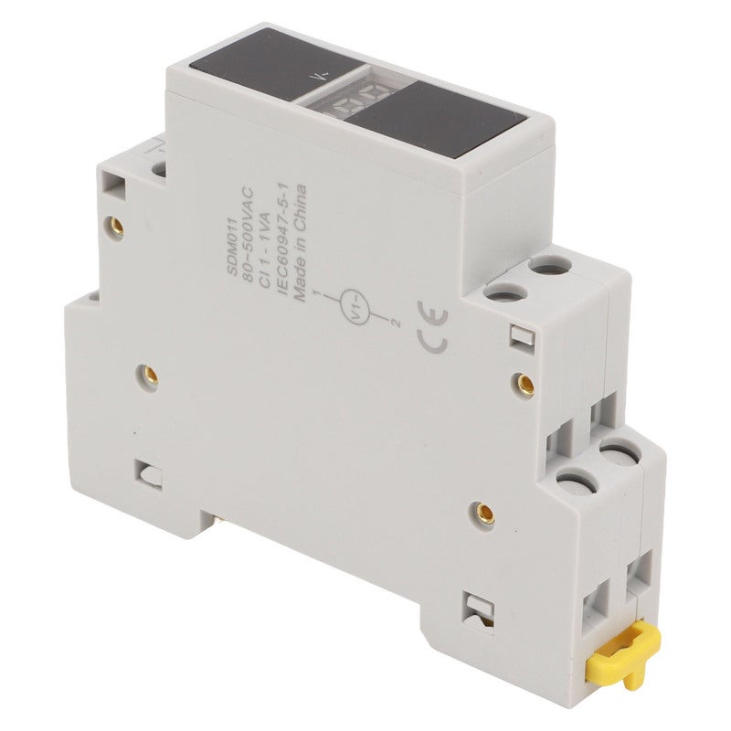 مقياس الفولت الرقمي AC 80V-500V مقياس الجهد أحادي الطور - دقة عالية شاشة عرض واضحة مع غلاف ABS للكهربائيين - Image 2