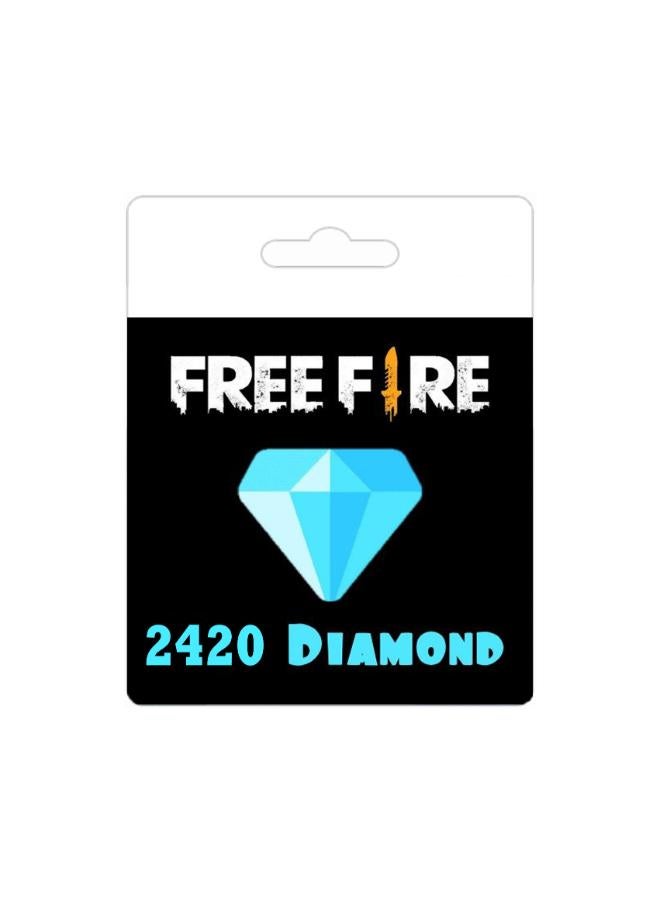 Free Fire Gift Card – 2420 Diamonds
