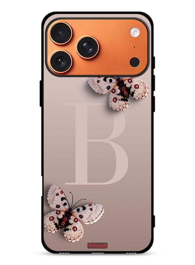 Tolwak Apple iPhone 17 Pro Max Protective Case Cover B Butterflies - Image 1