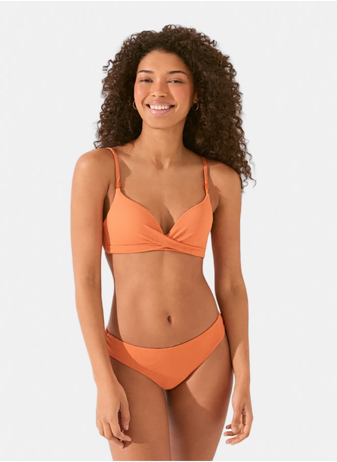 women'secret Classic Ruched Bikini Panty  - Image 1