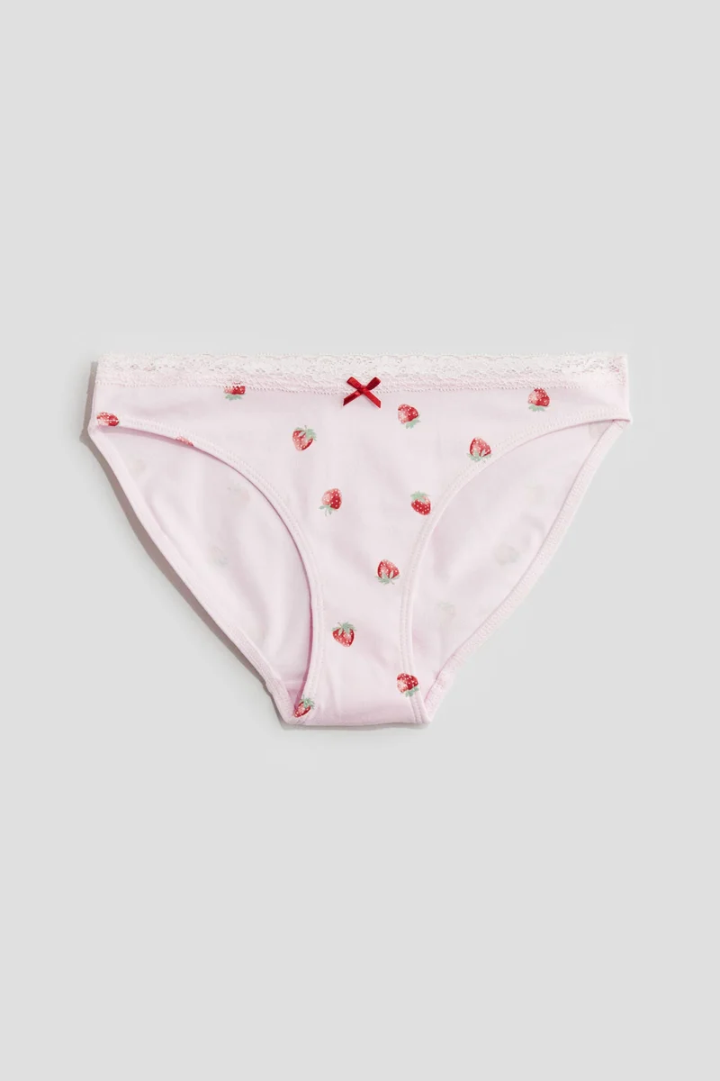 اتش اند ام سروال داخلي من القطن- عبوة من 3 قطع