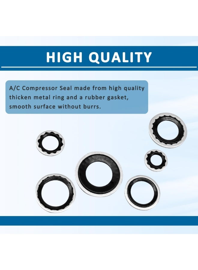 30Pcs AC Compressor Seal Kit, Air Conditioning Compressor Port Seal Washer, Universal Car Gasket Seals Repairs Set - Image 4