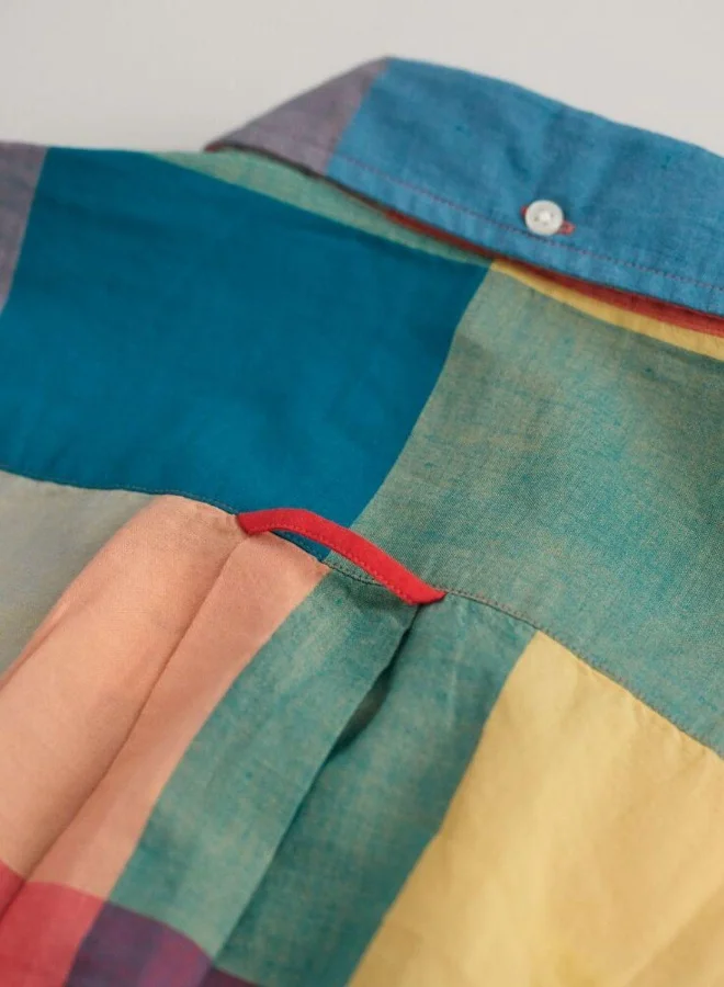 GANT Gant Regular Fit Indigo Madras Shirt