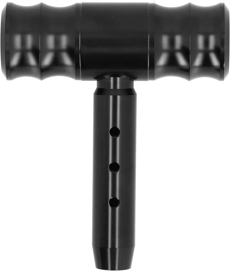 Gear Shift Knob, Aluminum Alloy, Black Universal Fit, Durable Car Interior Upgrade - Easy Installation, High Strength, Compatible with Most Vehicles - Image 3