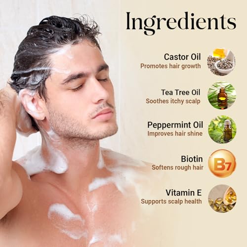 INFINA ESSENTIALS Batana Oil Shampoo and Conditioner Set - Biotin & Tea Tree Oil for Hair Growth & Thickness - Moisturizing & Nourishing Shampoo for Thinning Hair for Men & Women - 16 fl oz Each - Image 4