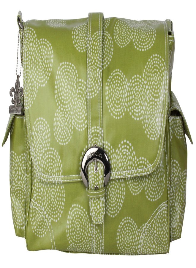 Kalencom Matte Coated Buckle Bag, Stitches Olive