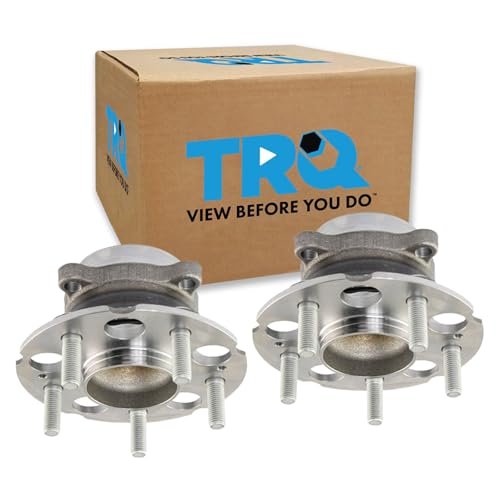 TRQ Rear Left and Right Wheel Bearing and Hub Assembly Set 2 Piece Compatible with 1922 Honda CRV 2018 EX EXL LX 2017 FWD Models - Image 1