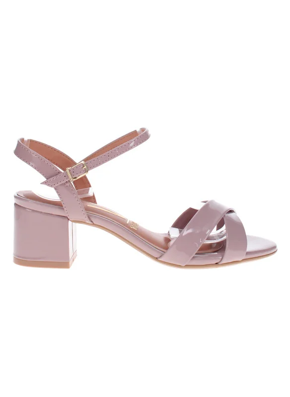 فيزانو Vizzano Ladies Low Heel Sandals Taupe | Made In Brazil