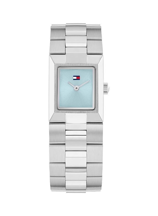 TOMMY HILFIGER ساعة تومى هيلفيغر النسائية ذات العلبة الزرقاء الفاتحة المستطيلة - 1782797 - Image 1