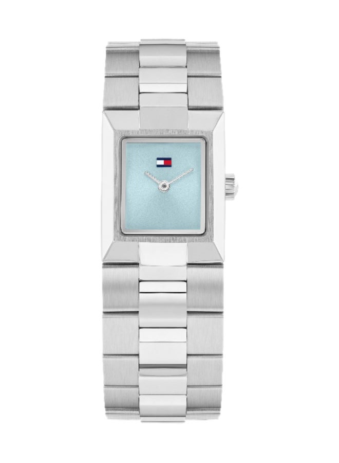 TOMMY HILFIGER ساعة تومى هيلفيغر النسائية ذات العلبة الزرقاء الفاتحة المستطيلة - 1782797 - Image 1