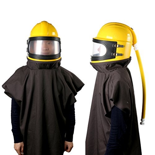 YaeKoo AIR Supplied Safety Sandblast Helmet Sandblaster Sandblasting Hood Protector Gear - Image 2