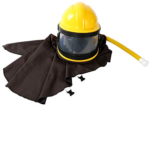 YaeKoo AIR Supplied Safety Sandblast Helmet Sandblaster Sandblasting Hood Protector Gear - Image 1