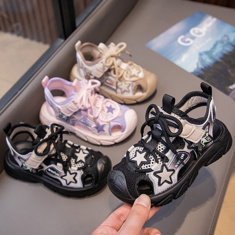 Children'S Fashion Sandals 2024 Children'S Sandals Wear-Resistant Non-Slip Air Cushion Soft Bottom Boys Beach Sandals - Image 3