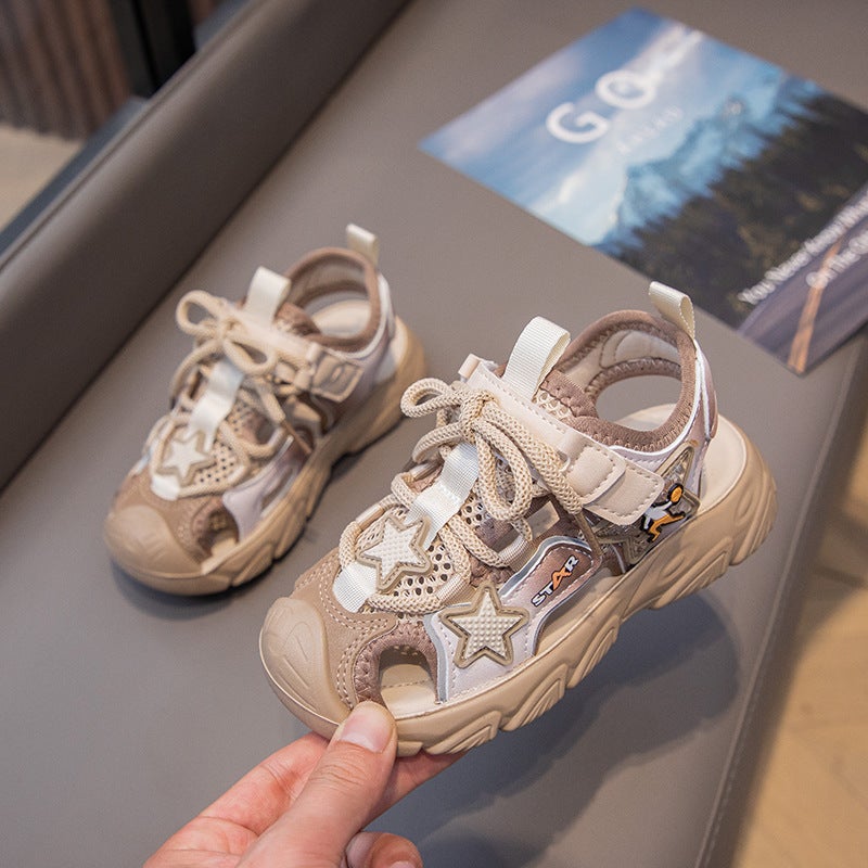 Children'S Fashion Sandals 2024 Children'S Sandals Wear-Resistant Non-Slip Air Cushion Soft Bottom Boys Beach Sandals - Image 4